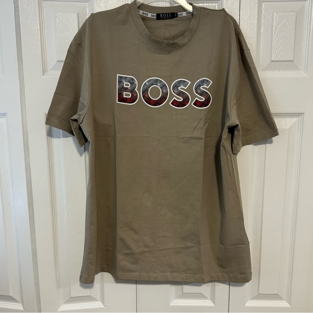 Hugo Boss Tan T Shirt